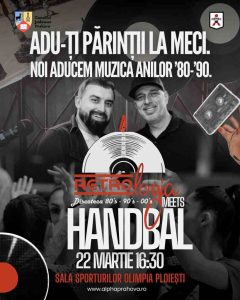 ADU-ȚI PĂRINȚII LA MECI. NOI ADUCEM MUZICA ANILOR ’80-’90. Retrologia
